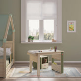 Cilek Montes Natural Toy Box/puff - Kids Haven